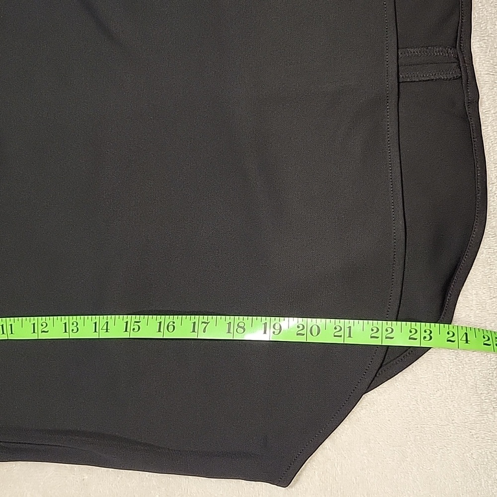 Alfani Black Draped Neck Flutter Sleeve Top - Picture 7 of 12